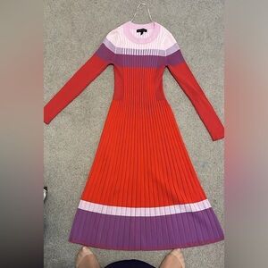 Long sleeve midi dress